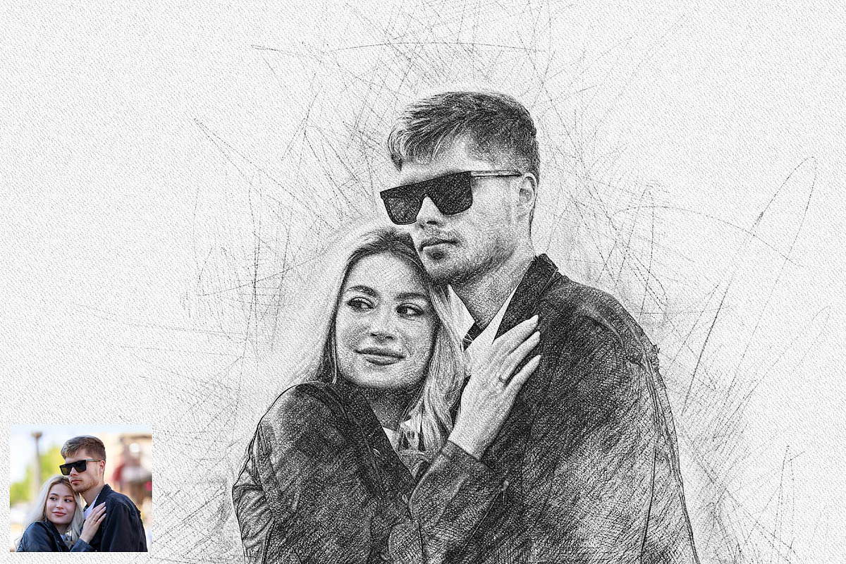 Pencil Sketch Maker, an Action Add-On by MRI STUDIO (Photo 9 of 28)