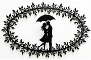 Romantic Couple Holding Umbrella, an Illustration by Amazin_art (Thumbnail 16 of 21)