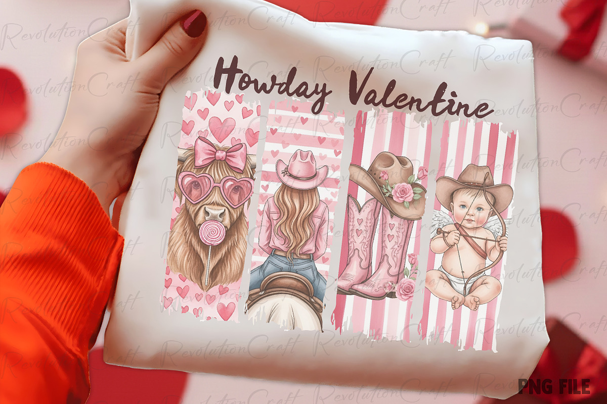Western Brushstroke Valentine PNG, an Illustration by OK Design (Photo 2 of 4)