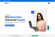 Edujabi - Kajabi Website Theme, a Landing Page Template by ZohairKhanLtd (Thumbnail 3 of 4)