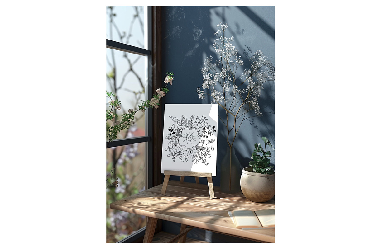 Lovely Floral Doodles, a Brush Add-On by Sense Library (Photo 29 of 30)