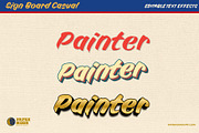 Signboard Casual Sign Painter Font, a Handwritten Font by Paper Moon Graphic Supply (Thumbnail 5 of 16)