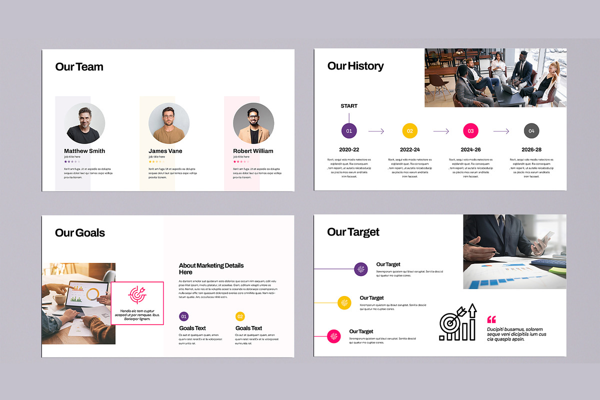 Marketing Plan Presentation Template, a Presentation Template by MightyDesign (Photo 4 of 8)