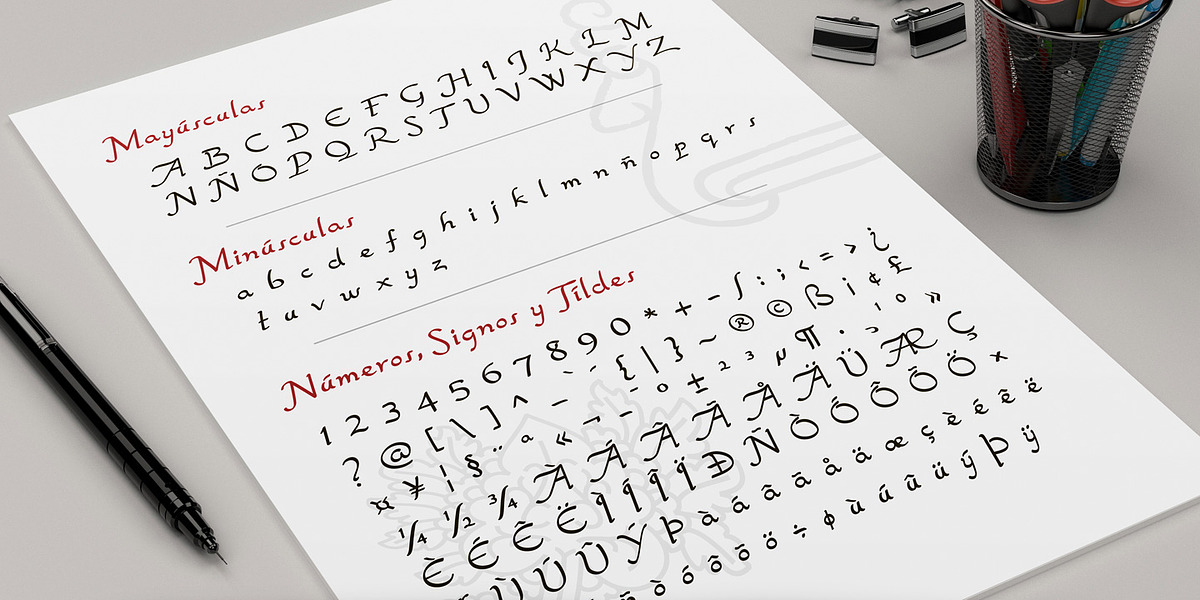 Tepeyacac, a Handwritten Font by Ixipcalli (Photo 3 of 5)