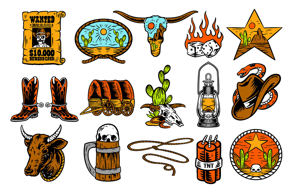 THE WESTERN BANDIT COWBOY SERIES, an Illustration by Ramoniskull (Photo 3 of 8)