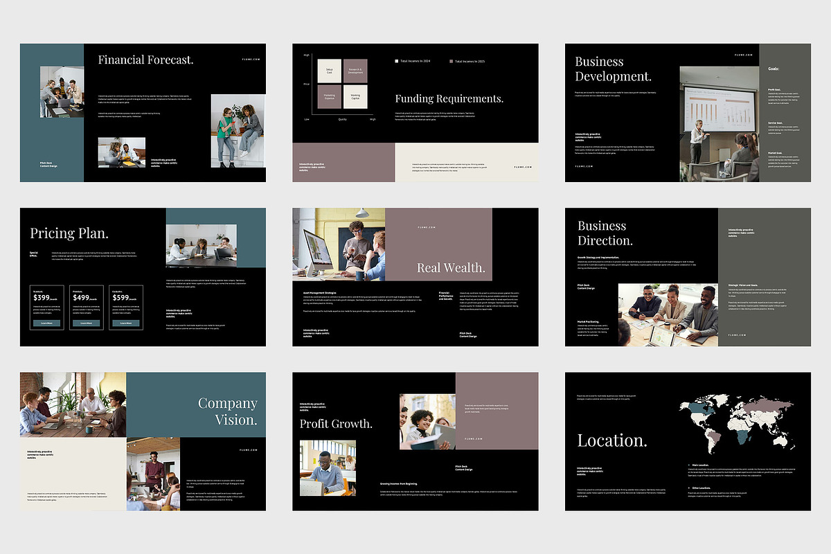 Flume : Pitch Deck Keynote, a Presentation Template by Punkl Camp (Photo 4 of 9)
