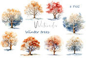 Watercolor clipart, Christmas png, an Object Illustration by KomtsyanTatyanaArt (Thumbnail 1 of 8)