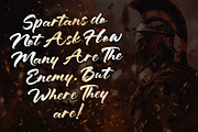 Spartan Brush - Brush Font, a Handwritten Font by Letterara (Thumbnail 2 of 13)