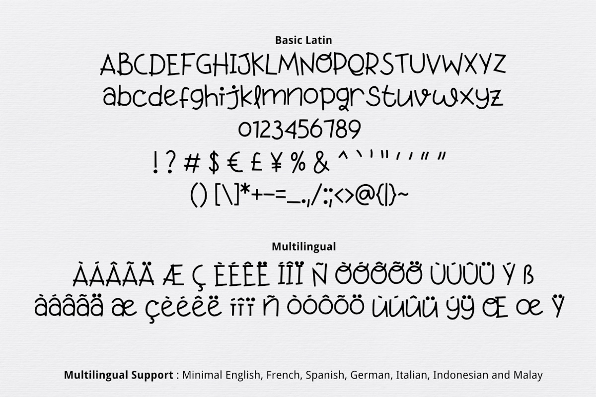 Apple Juice Fun Font preview 2
