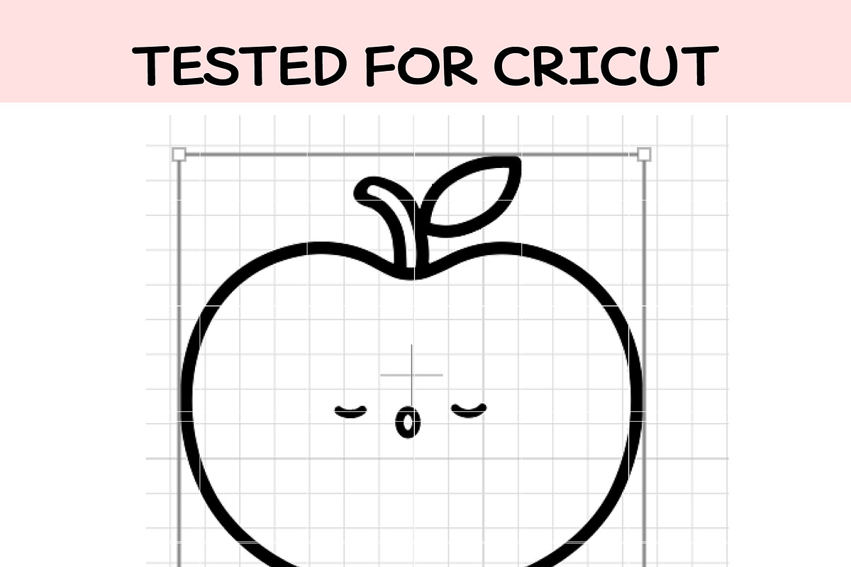 Cute Baby Apple SVG Bundle | Kawaii, an Illustration by TheHitShop (Photo 8 of 10)