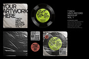 7 Inch Vinyl Record - Mockups Bundle, a Packaging Mockup by BULBFISH (Thumbnail 2 of 16)