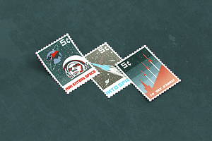 Postage Stamp MockUp V1