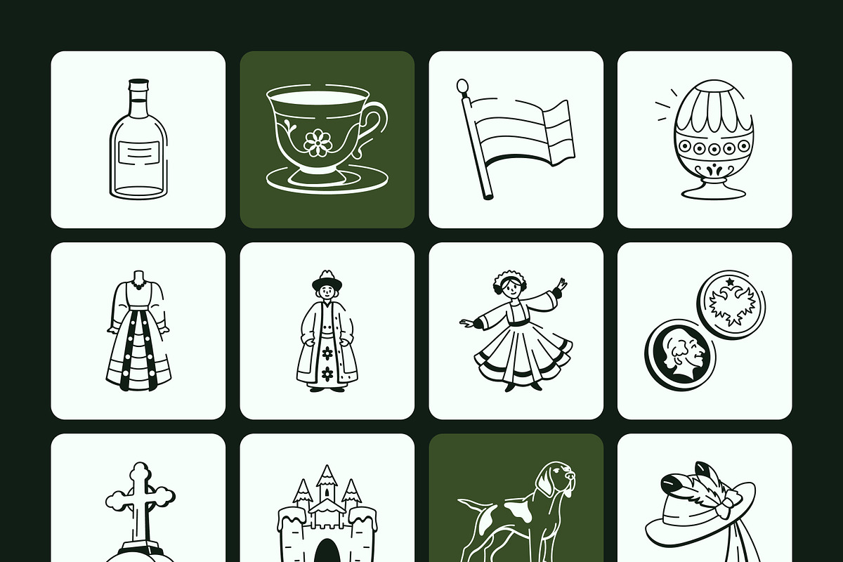 Russian Doodle Icon, an Outline Icon by Vectors Market (Photo 7 of 8)