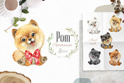 Puppy Paws 2. Watercolor Collection, an Illustration by OctopusArtis (Thumbnail 5 of 11)