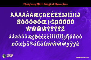 PM Phantasm Spooky Retro Font