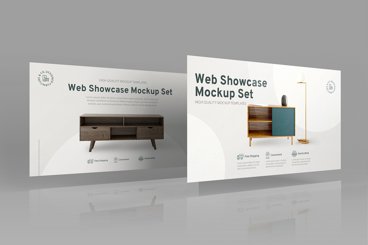 Web Showcase Mockup Set, an Advertising Mockup by MassDream (Photo 4 of 18)