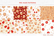 Gingerbread | Christmas Cookies Set, an Object Graphic by Kandella's Art (Thumbnail 7 of 9)