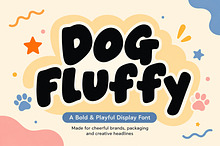 Dog Fluffy – Playful Display Font