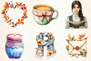 Cute Coquette Autumn Clipart, an Illustration by Rose Art (Thumbnail 3 of 4)