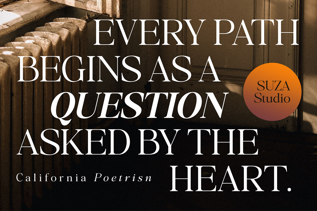 California Poetrisn, a Serif Font by Suza Studio (Photo 5 of 13)