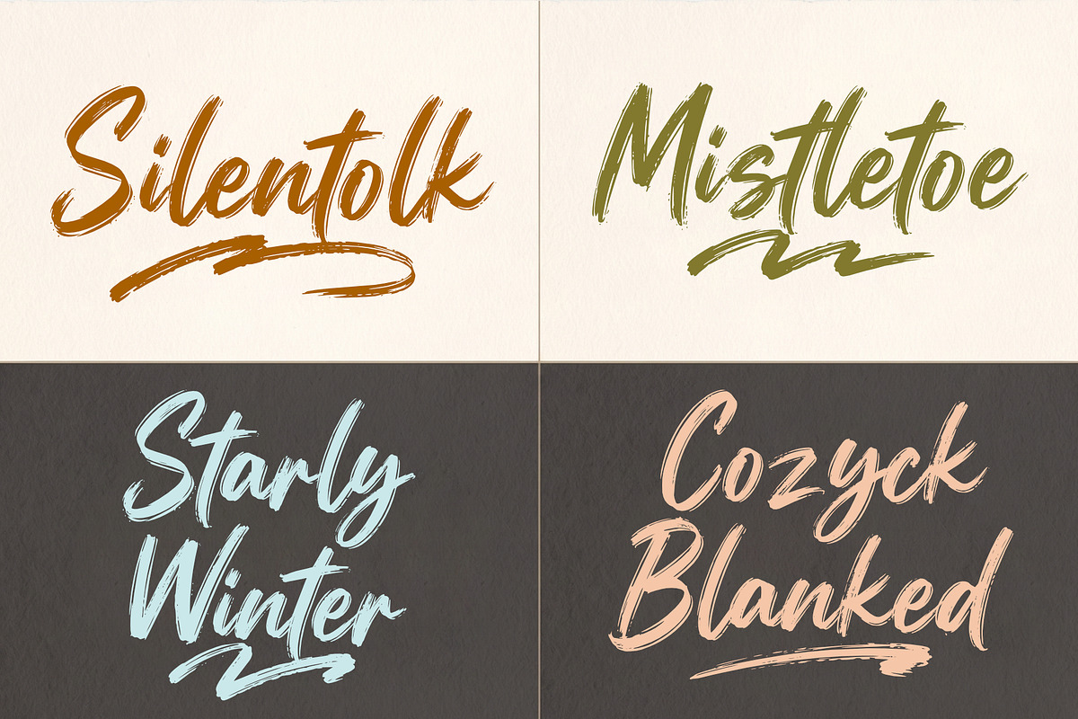 Ablinase – Authentic Brush Font, a Script Font by Sealoung (Photo 4 of 12)