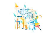 Ophthalmologist concept, a Healthcare Illustration by Good Studio (Thumbnail 2 of 3)