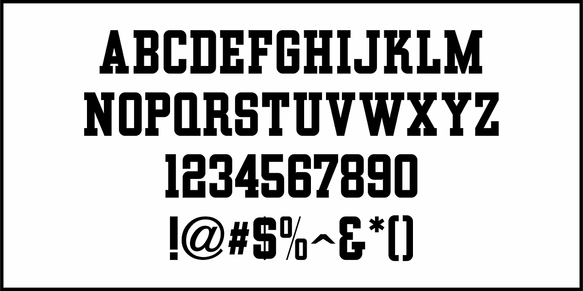 College Game JNL, a Slab Serif Font by Jeff Levine Fonts (Photo 3 of 5)