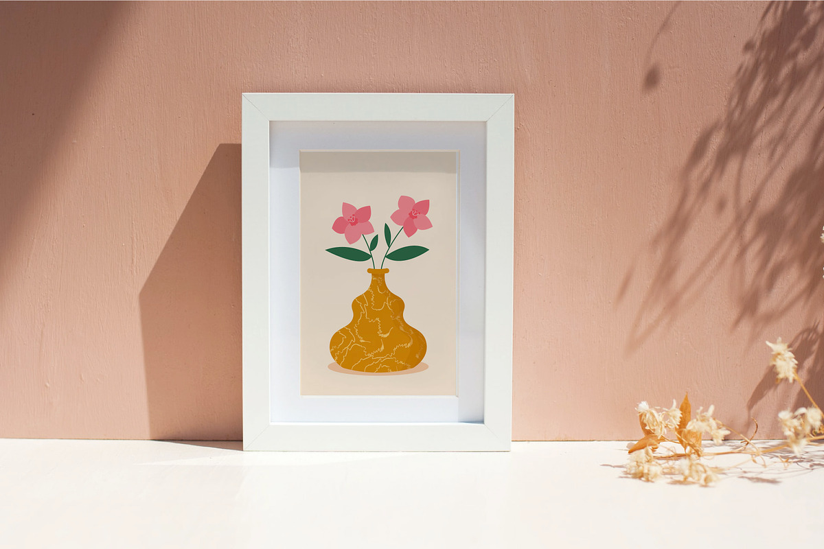 VASES & PLANTS - Illustrations, a Texture Illustration by Hybridbee Design (Photo 6 of 7)