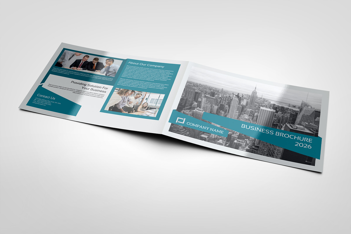 Business Brochure Template, a Brochure Template by retrographix (Photo 3 of 6)