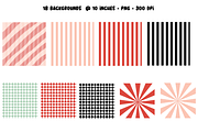 Groovy Retro Christmas Clipart Set, a Graphic by Murphy & Frank (Thumbnail 8 of 10)