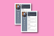 Stylish Minimal CV Template, a Resume Template by Annudesign (Thumbnail 5 of 5)