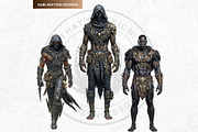 Primal Fantasy Tribal Characters PNG, a Person Illustration by ThatsDesignArt (Thumbnail 10 of 13)