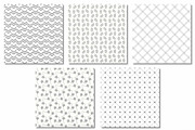 Silver Foil Pattern Digital Papers, a Pattern Graphic by Scrapbook Gems (Thumbnail 3 of 3)