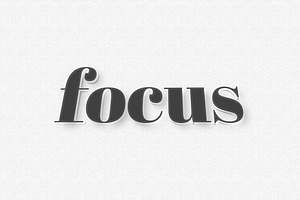 Focus - Editable Text Effect, a Layer Style Add-On by designvectx