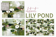 Abstract Lily Pond, a Decorative Illustration by rileyBgraphics (Thumbnail 1 of 7)
