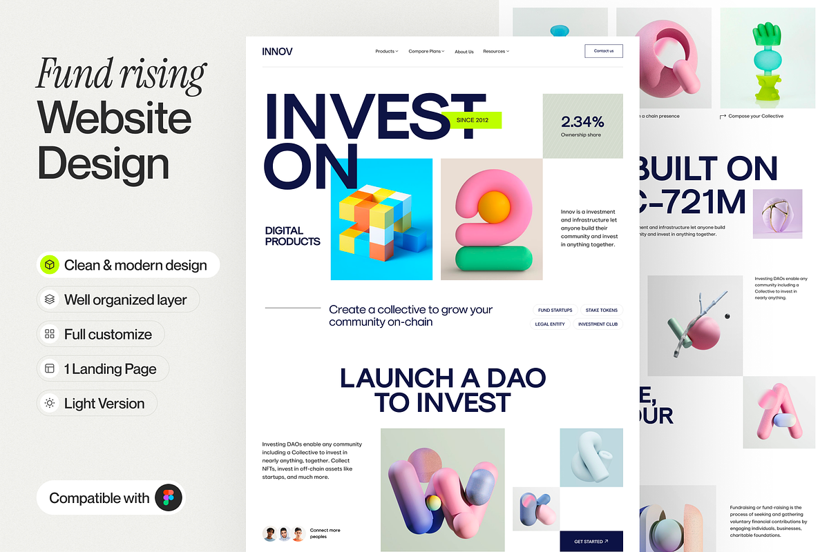 Financial Website, a Templates & Theme by sajon.co