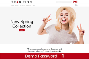 Tradition Fashion Shopify Theme