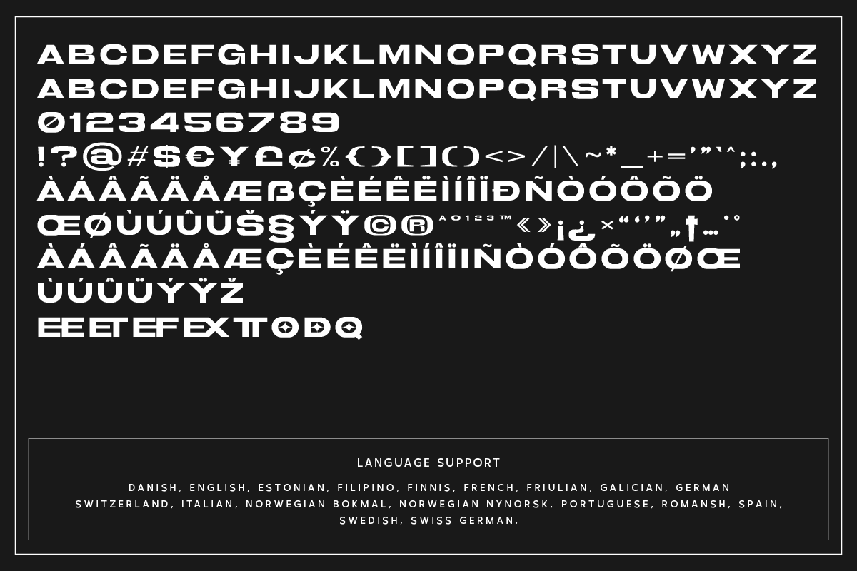 Bigerside Modern Expanded Sans Serif, a Sans Serif Font by Ronny Studio (Photo 9 of 9)