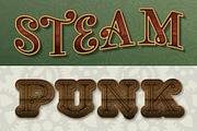 Steam Punk Text Styles + Bonus, a Layer Style Add-On by The Artifex Forge (Thumbnail 3 of 4)