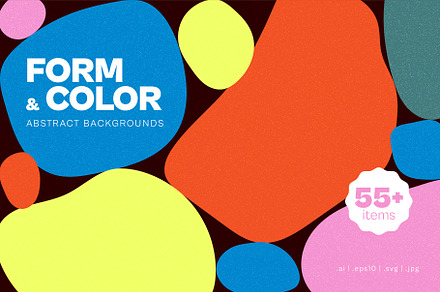 Form & Color, a Background Graphic by Léo Alexandre