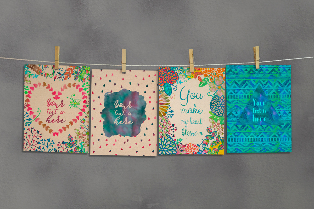 60%Off Watercolor Kit + Free Brushes, a Texture Illustration by Olya Creative (Photo 8 of 12)