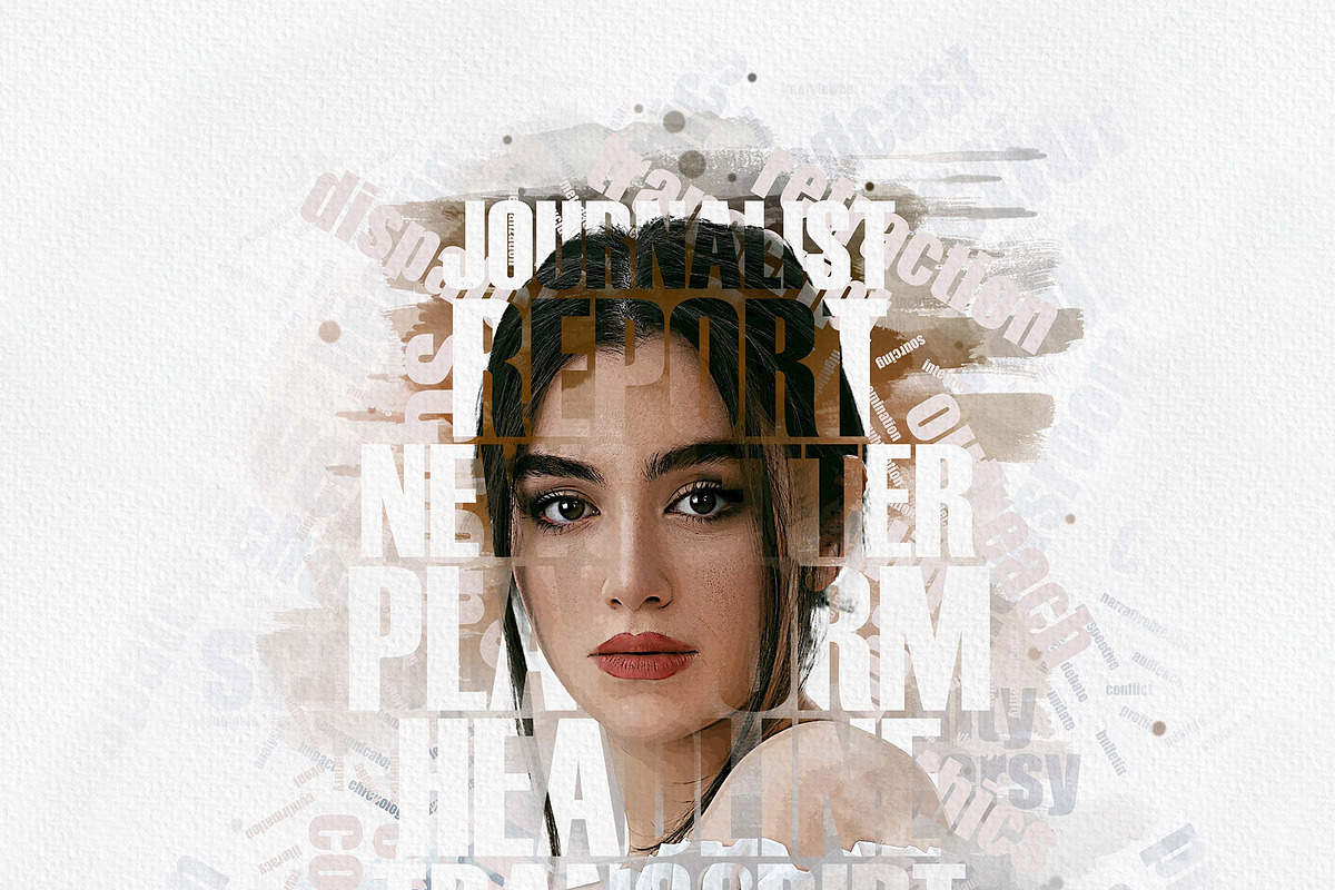 Artistic Portrait Typography Art, an Action Add-On by MRI STUDIO (Photo 14 of 16)