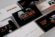 Movie Studio & Filmmaker Powerpoint, a Presentation Template by Pixslides (Thumbnail 1 of 5)