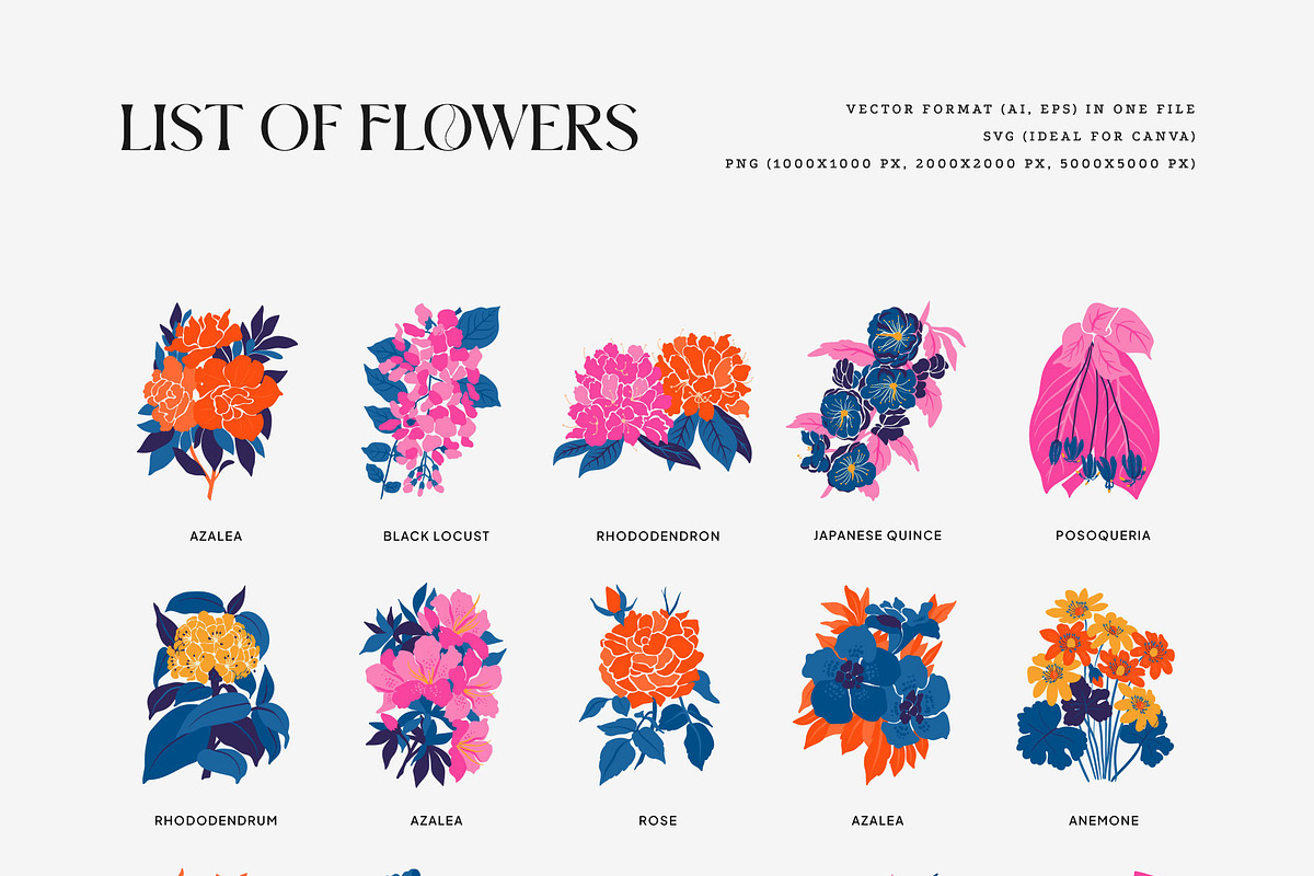 Floral - Poster Builder, a Texture Illustration by KetteCreate (Photo 15 of 17)