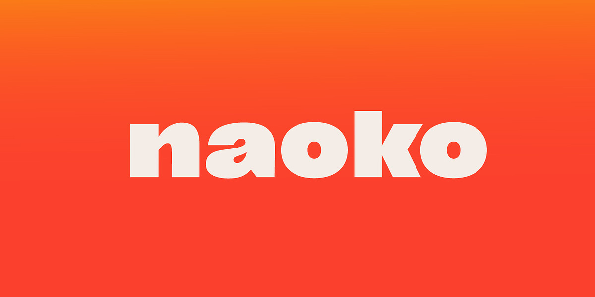 Naoko AA, a Sans Serif Font by A is for... (Photo 1 of 9)