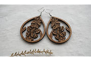 Flower Art Earring Designs, a Graphic by musafir_fashion (Thumbnail 2 of 11)