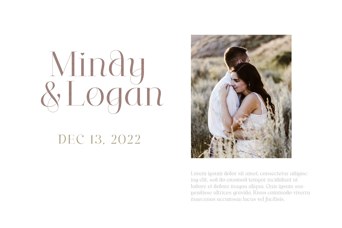 Shaping Heart - Lovely Serif, a Serif Font by Sarid Ezra (Photo 2 of 10)