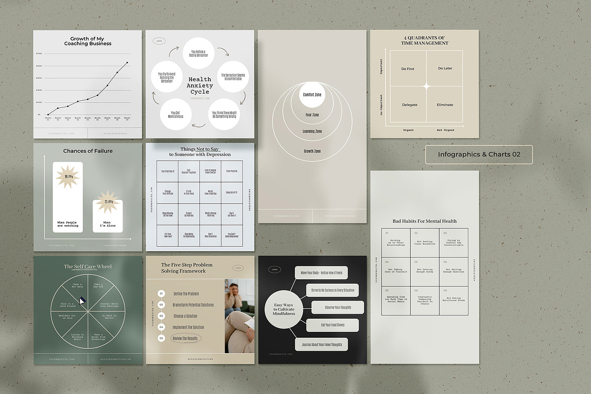 Elegant Coaching Social Media Kit, a Social Media Template by AndrewPixel (Photo 6 of 31)