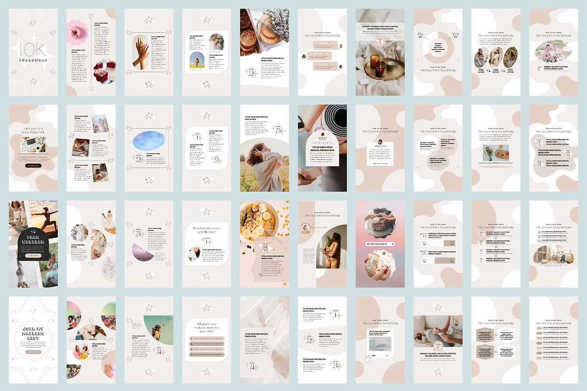 Instagram Template Canva Pack Shine, a Social Media Template by Keikoya (Photo 17 of 18)