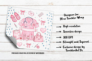 Custom Name Nurse Tumbler Wrap PNG, a Pattern Graphic by TumblerArtDS (Thumbnail 3 of 3)